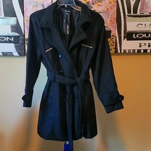 New Black Wool Coat